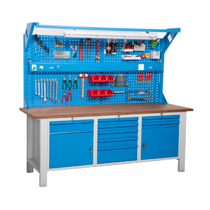 Atölye Çalışma Tezgahı (2130x720x830-930/1844 mm)