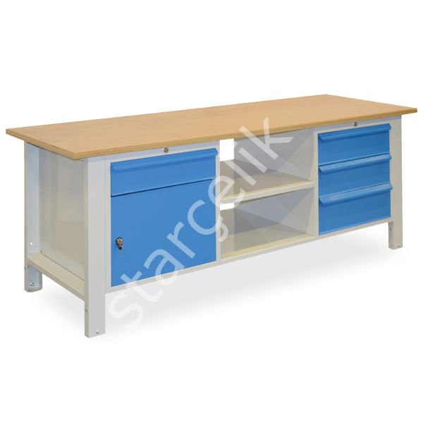 Atölye Çalışma Tezgahı (2130x720x830-930 mm)