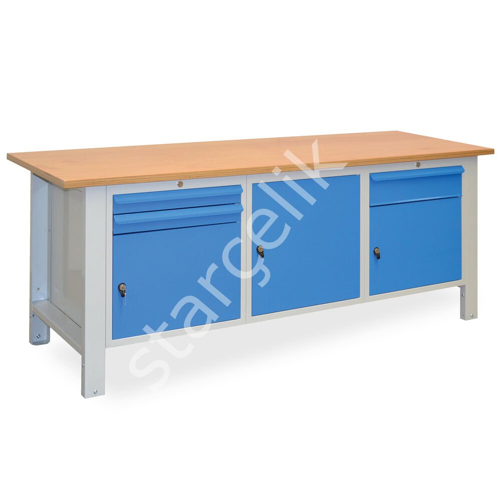 Atölye Çalışma Tezgahı (2130x720x830-930 mm)