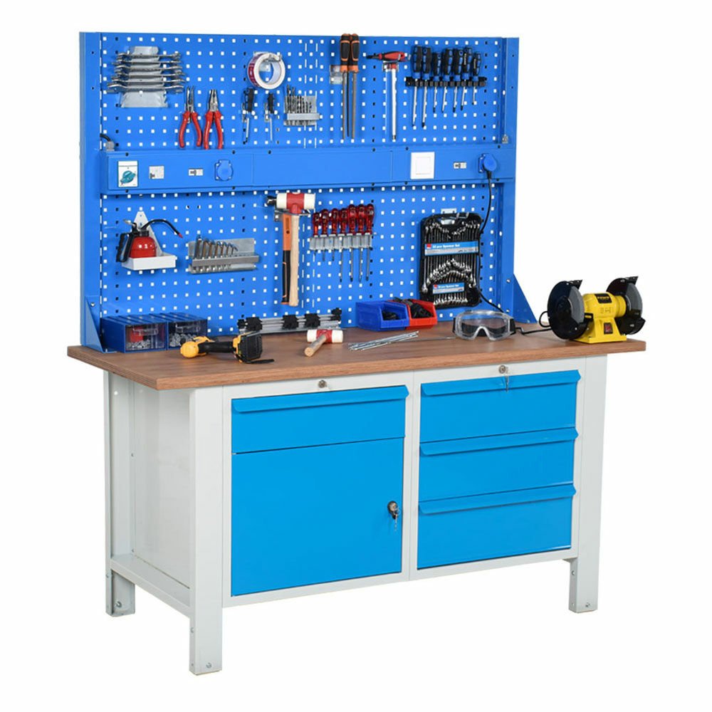 Atölye Çalışma Tezgahı (1600x720x830-930/1844 mm)