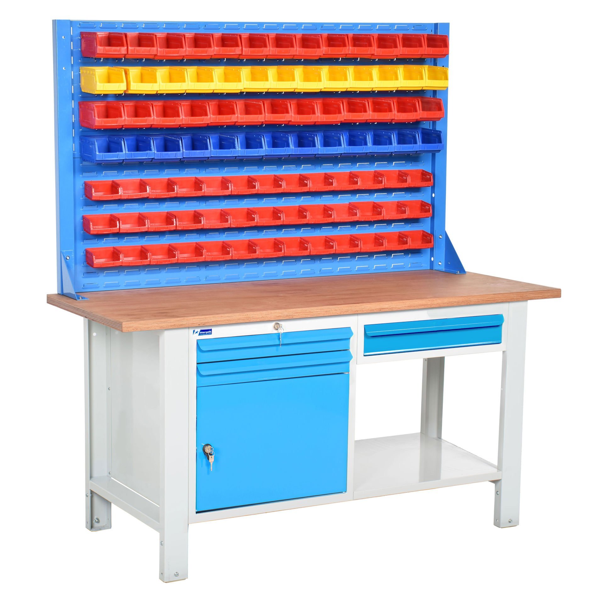 Atölye Çalışma Tezgahı (1600x720x830-930/1844 mm)