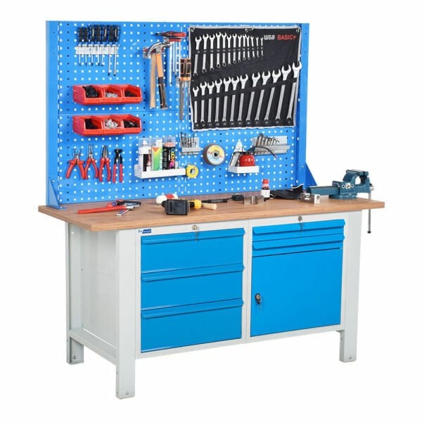 Atölye Çalışma Tezgahı (1600x720x830-930/1844 mm)