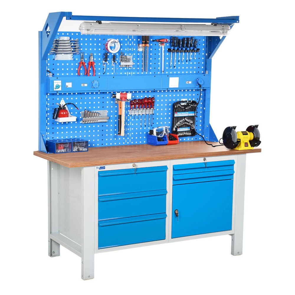 Atölye Çalışma Tezgahı (1600x720x830-930/1844 mm)