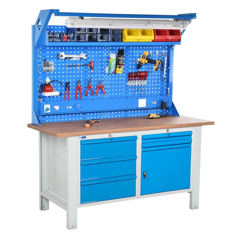 Atölye Çalışma Tezgahı (1600x720x830-930/1844 mm)