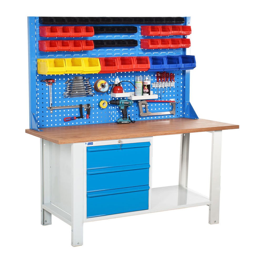 Atölye Çalışma Tezgahı (1600x720x830-930/1844mm)