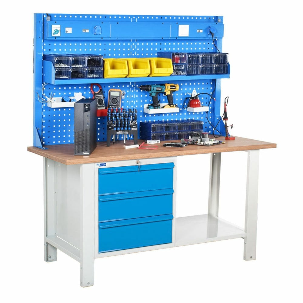 Atölye Çalışma Tezgahı (1600x720x830-930/1844mm)