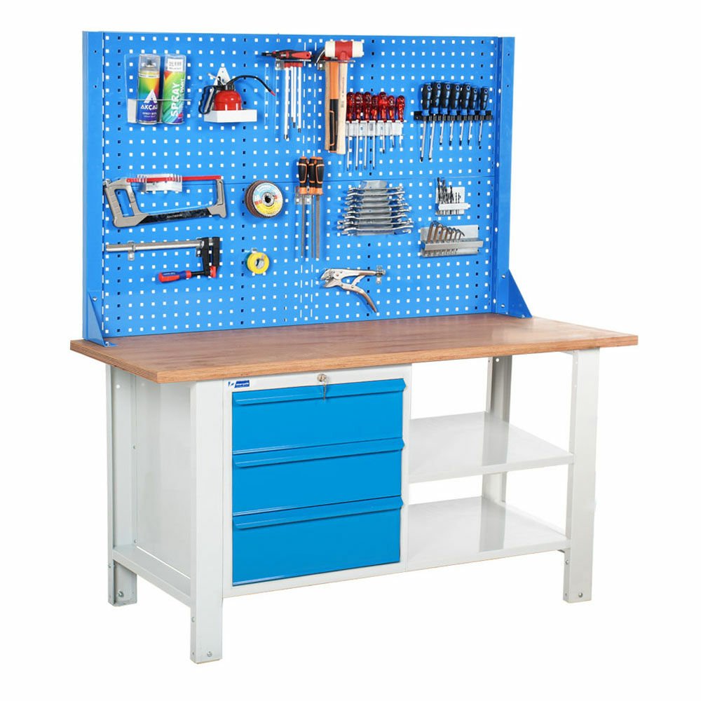 Atölye Çalışma Tezgahı (1600x720x830-930/1844mm)