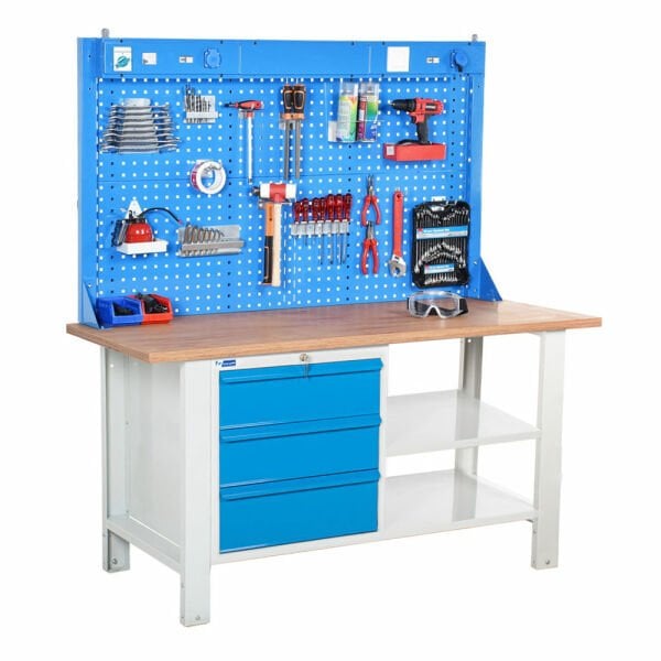 Atölye Çalışma Tezgahı (1600x720x830-930/1844mm)