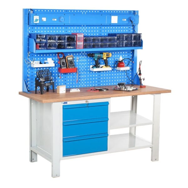 Atölye Çalışma Tezgahı (1600x720x830-930/1844mm)