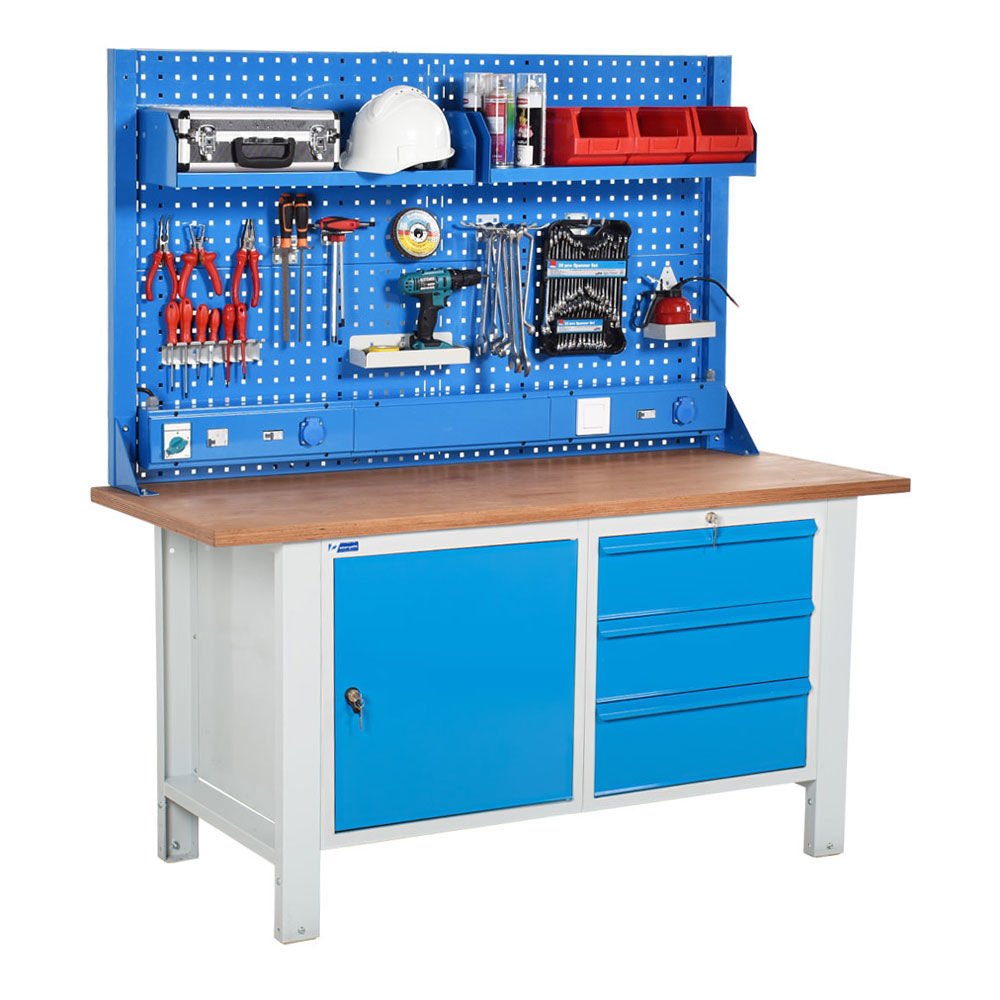 Atölye Çalışma Tezgahı (1600x720x830-930/1844 mm)