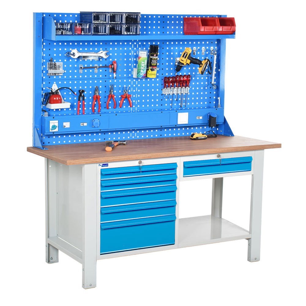 Atölye Çalışma Tezgahı (1600x720x830-930/1844 mm)