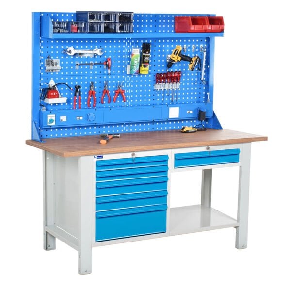 Atölye Çalışma Tezgahı (1600x720x830-930/1844 mm)