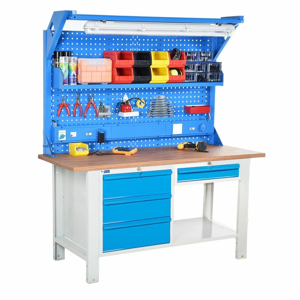 Atölye Çalışma Tezgahı (1600x720x830-930/1844 mm)