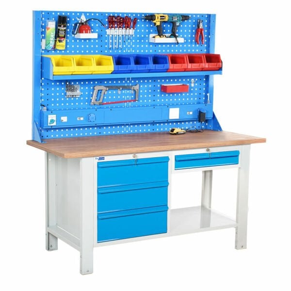 Atölye Çalışma Tezgahı (1600x720x830-930/1844 mm)