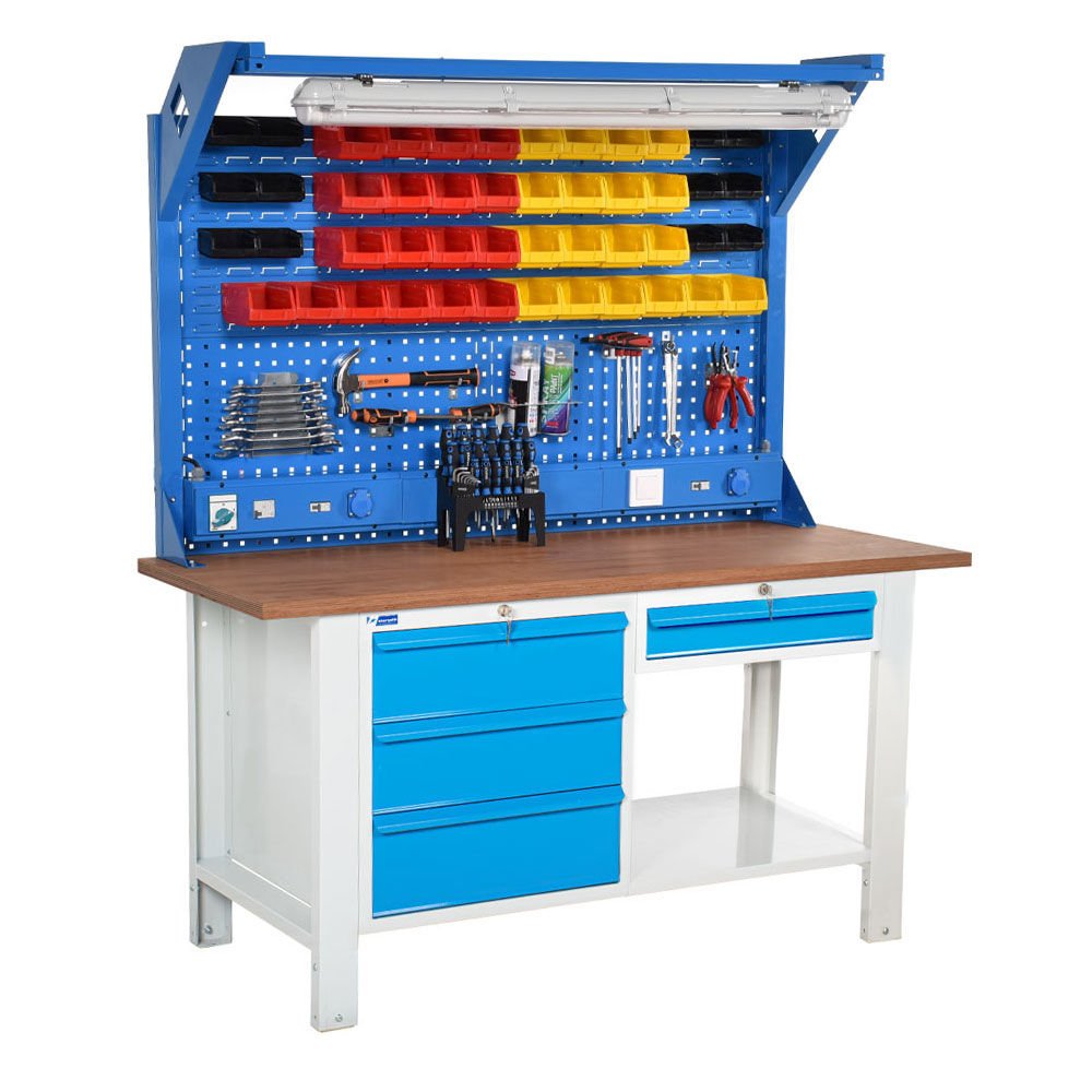 Atölye Çalışma Tezgahı (1600x720x830-930/1844 mm)