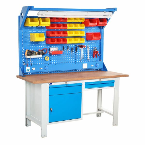 Atölye Çalışma Tezgahı (1600x720x830-930/1844 mm)