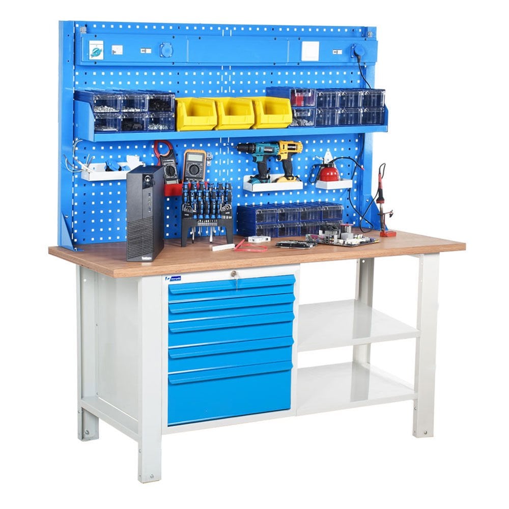 Atölye Çalışma Tezgahı (1600x720x830-930/1844 mm)