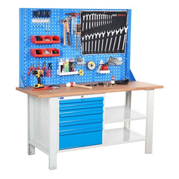 Atölye Çalışma Tezgahı (1600x720x830-930/1844 mm)