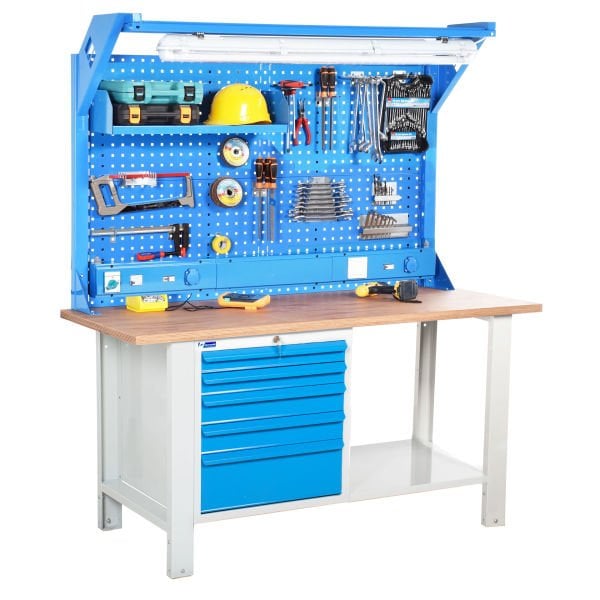 Atölye Çalışma Tezgahı (1600x720x830-930/1844 mm)