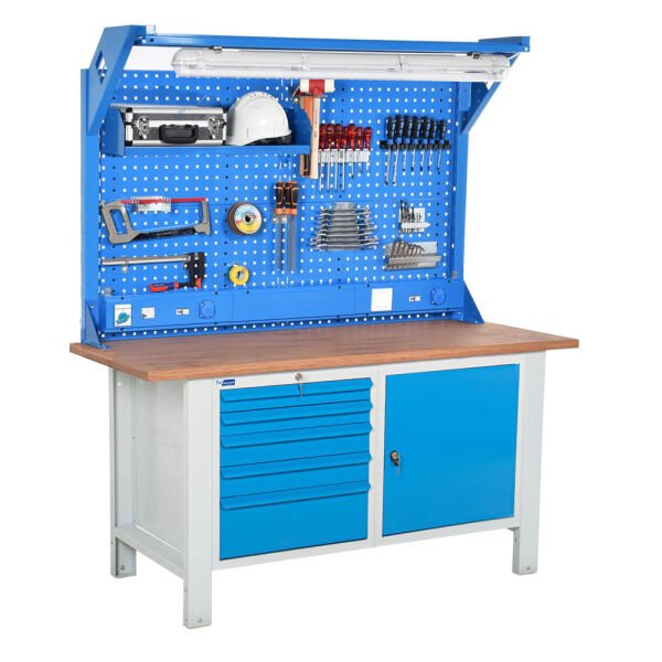 Atölye Çalışma Tezgahı (1600x720x830-930/1844 mm)