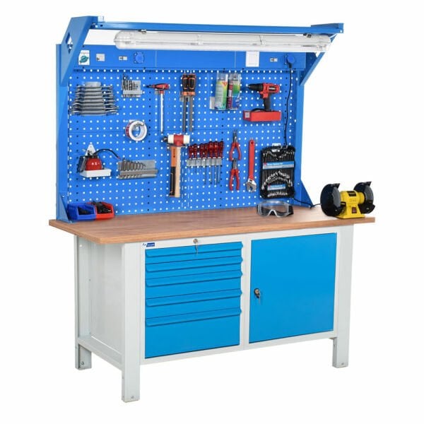 Atölye Çalışma Tezgahı (1600x720x830-930/1844 mm)