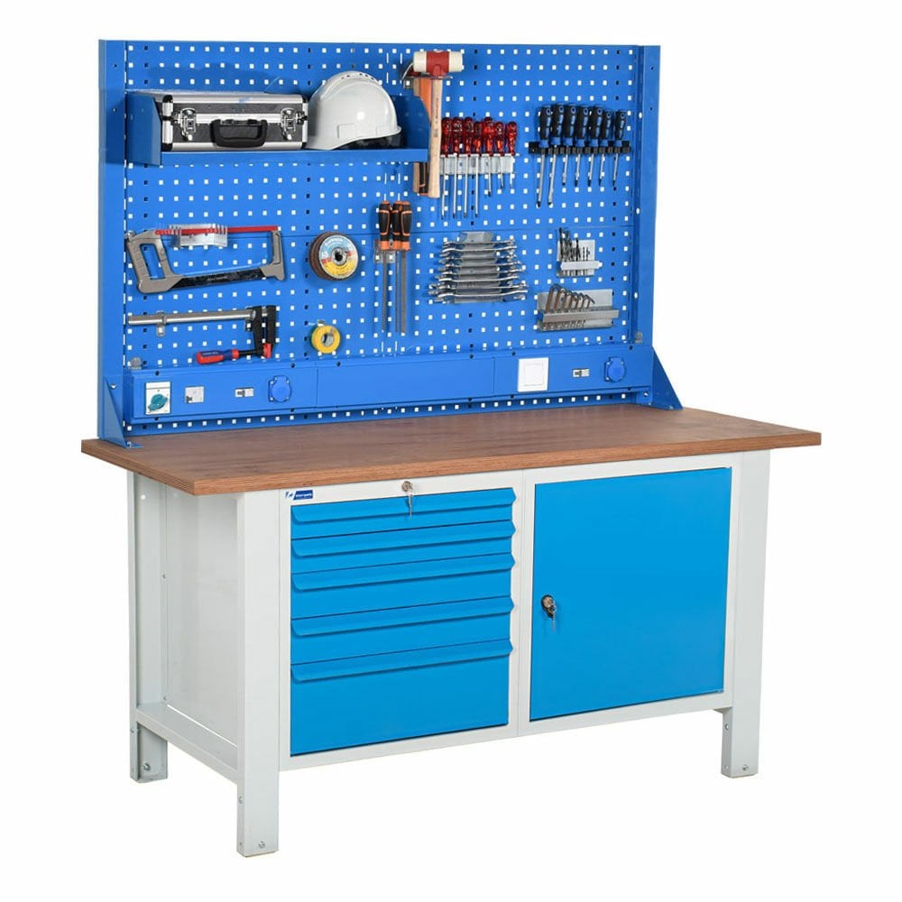 Atölye Çalışma Tezgahı (1600x720x830-930/1844 mm)