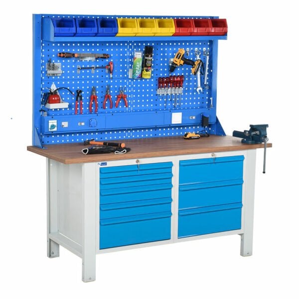 Atölye Çalışma Tezgahı (1600x720x830-930 mm)