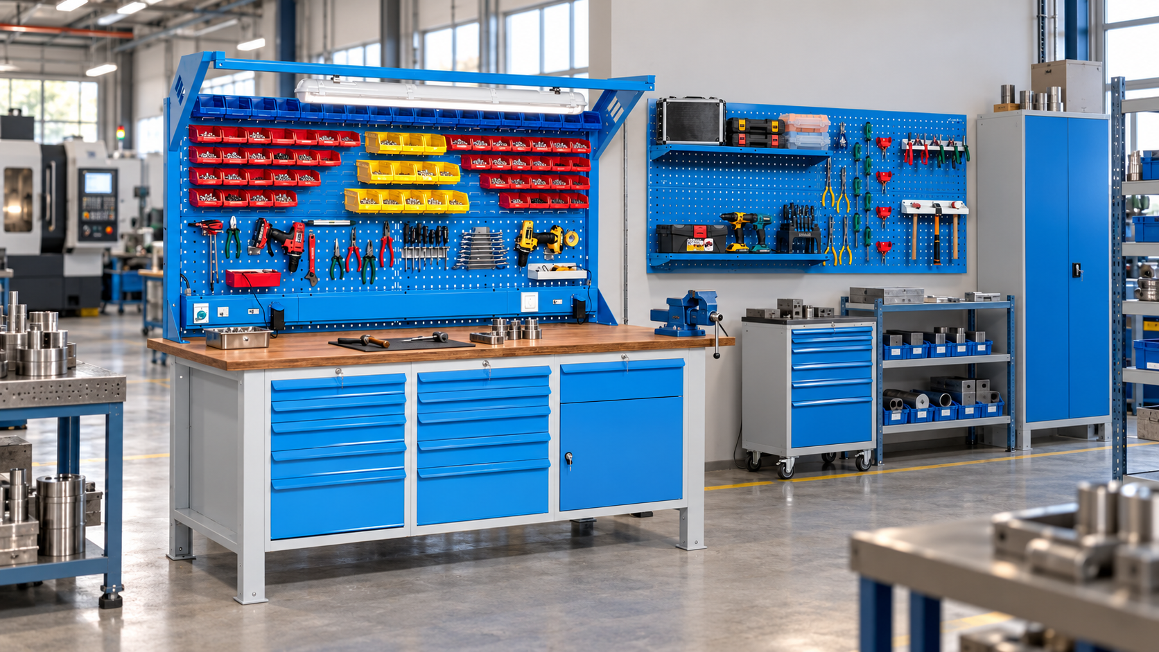 Star Çelik ürünleriyle düzenlenmiş fabrika çalışma alanı