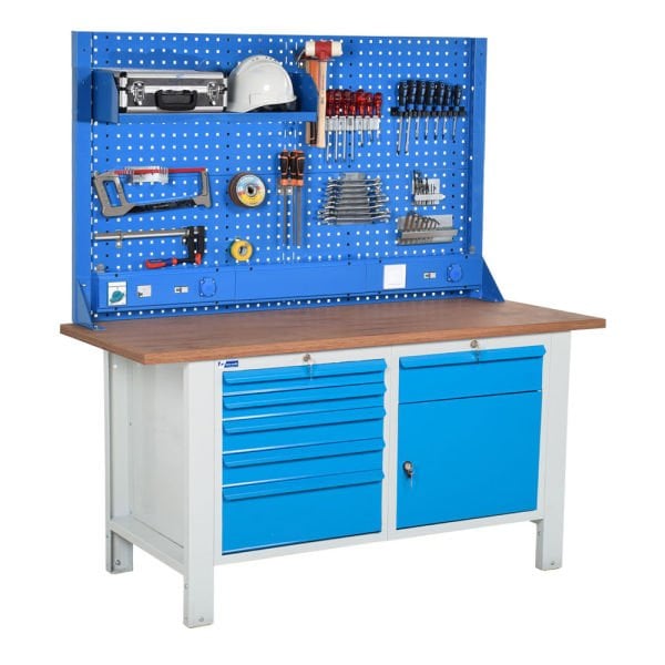 Atölye Çalışma Tezgahı (1600x720x830-930 / 1844  mm)