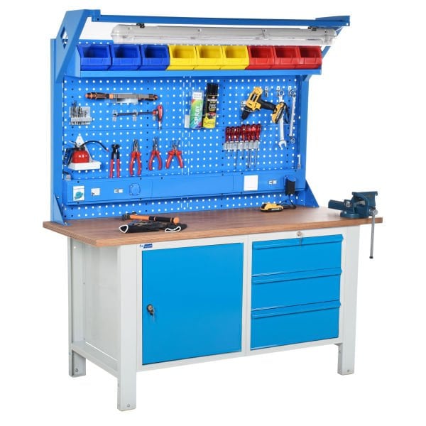 Atölye Çalışma Tezgahı (1600x720x830-930/1844 mm)