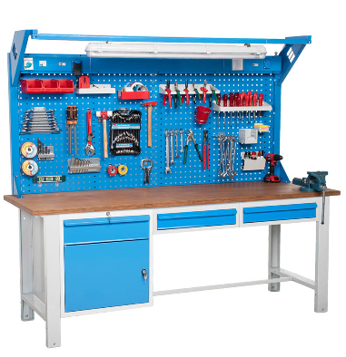 Atölye Çalışma Tezgahı (2130x720x830-930 / 1844 mm)