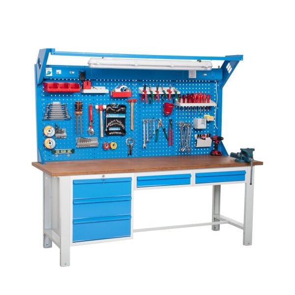 Atölye Çalışma Tezgahı (2130x720x830-930 / 1844 mm)