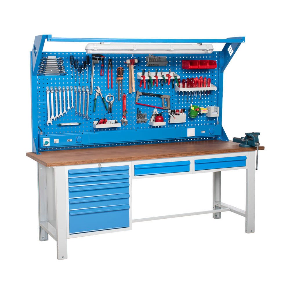 Atölye Çalışma Tezgahı (2130x720x830-930 / 1844 mm)