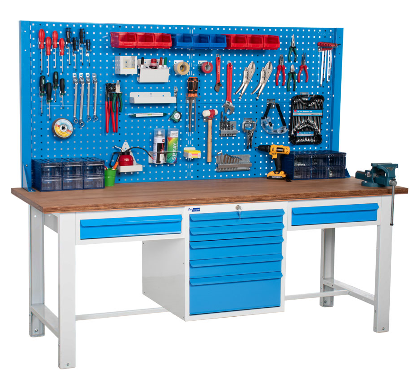 Atölye Çalışma Tezgahı (2130x720x830-930 / 1844 mm)