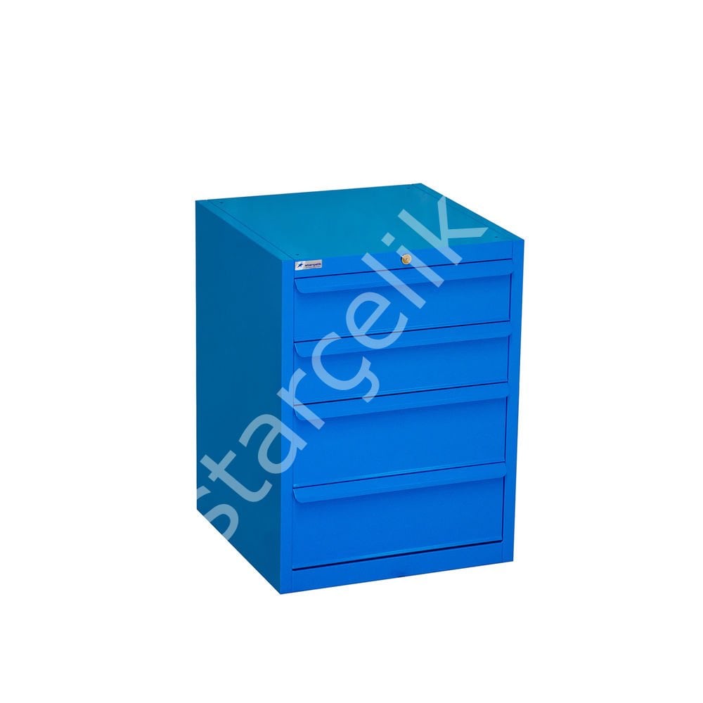 4 Çekmeceli Takım Dolabı (600x600x800 mm)