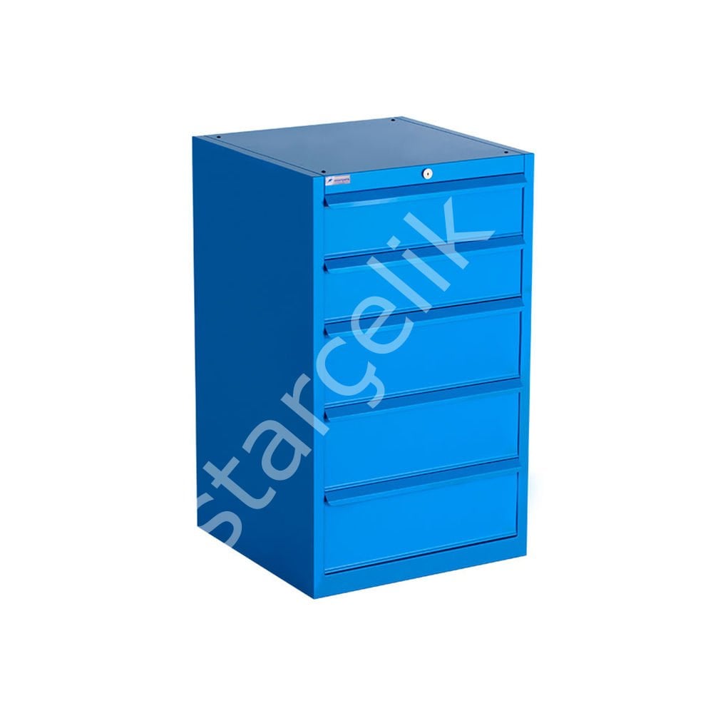 5 Çekmeceli Takım Dolabı (600x600x1000 mm )