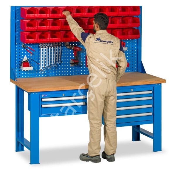 Modüler Çalışma Tezgahı 1800x760x910/1824 mm