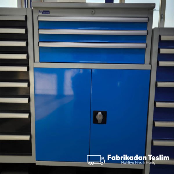 Takım Dolabı (710x715x1000mm)-Transpalet Baza ve Kontraplaklı