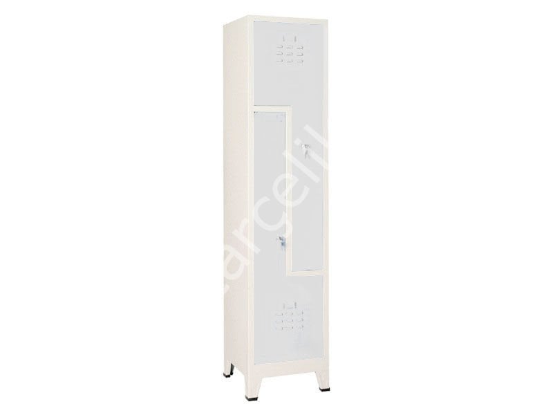 2'li Z Tipi Soyunma Dolabı (410x400x1850 mm)