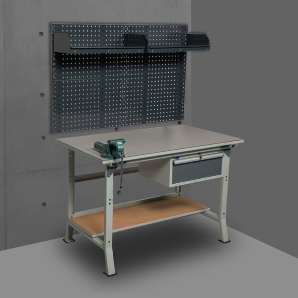 Antrasit Delikli Takım Asma Panosu (1400mm)