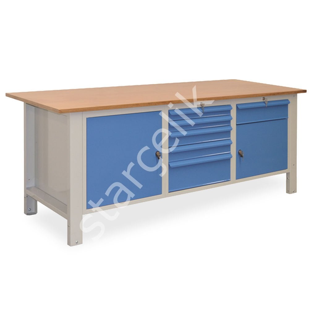 Atölye Çalışma Tezgahı (2130x720x830-930 mm)