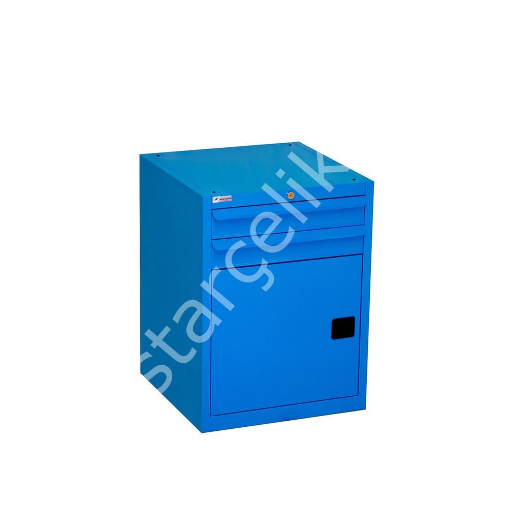 2 Çekmeceli Takım Dolabı (600x600x800 mm )