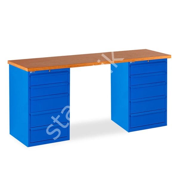 Çalışma Tezgahı 10 Çekmeceli Dolaplı 2 (2130x650x30 mm )