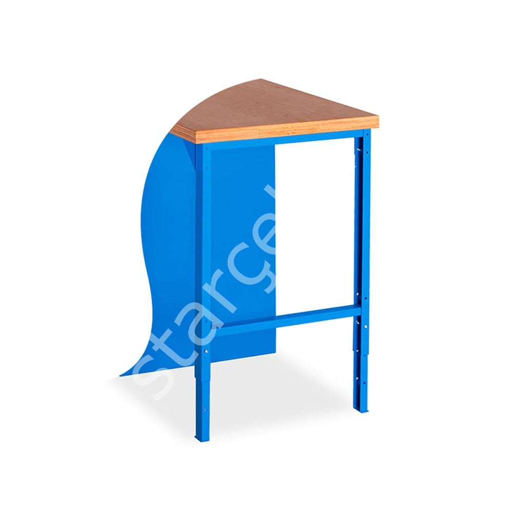 İki Kademe Yükseklik Ayarlı Tezgah Ayağı H:800-1000 mm