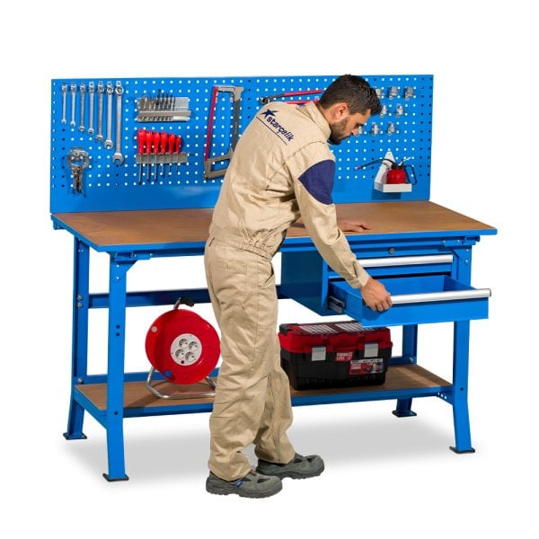 Ağır Tip Çalışma Tezgahı(1700x700x930 / 1480 mm)