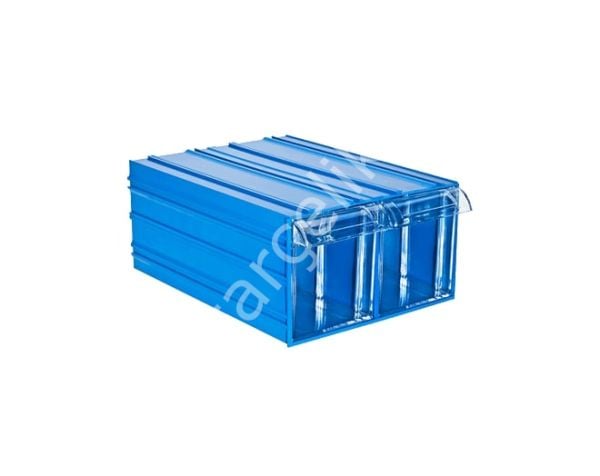 Hipaş Plastik - Şeffaf Çekmeceli Kutu (260x340x150 mm) - 510-2