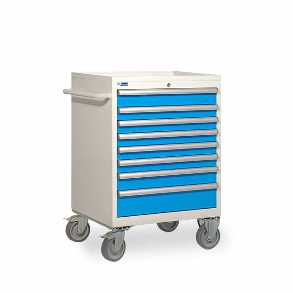 Çekmeceli Takım Arabası (722x590x1055 mm),8 Çekmeceli