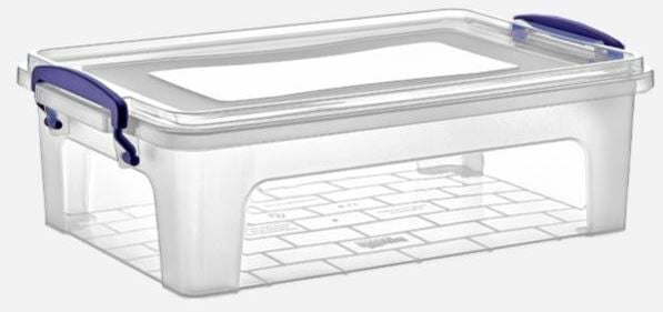 Clear Box Plastik Saklama Kabı 355x231x113-30154