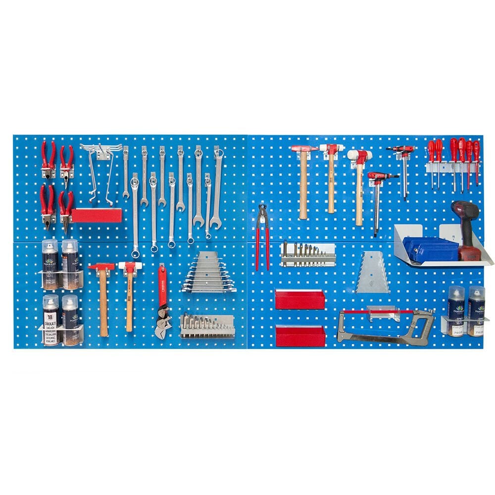 Takım Asma Panosu (1904x914 mm) Alet ve Asma Kancaları Hariçtir