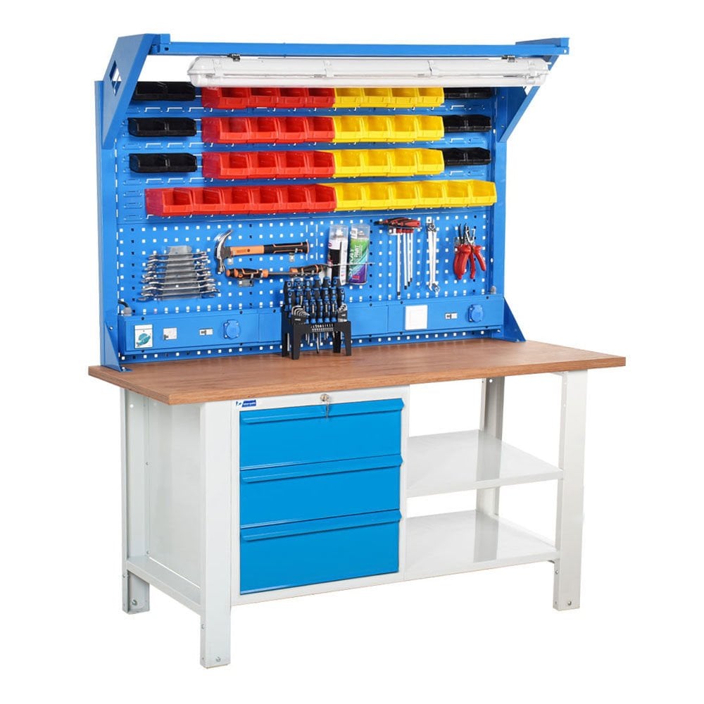 Atölye Çalışma Tezgahı (1600x720x830-930/1844mm)